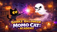 Doodle Halloween Momo Cat: Academy