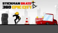 Stickman Skate: 360 Epic City